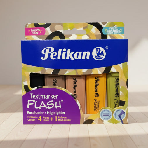 Resaltador Pelikan 4 Resaltadores +1 Tachador | CD 020510