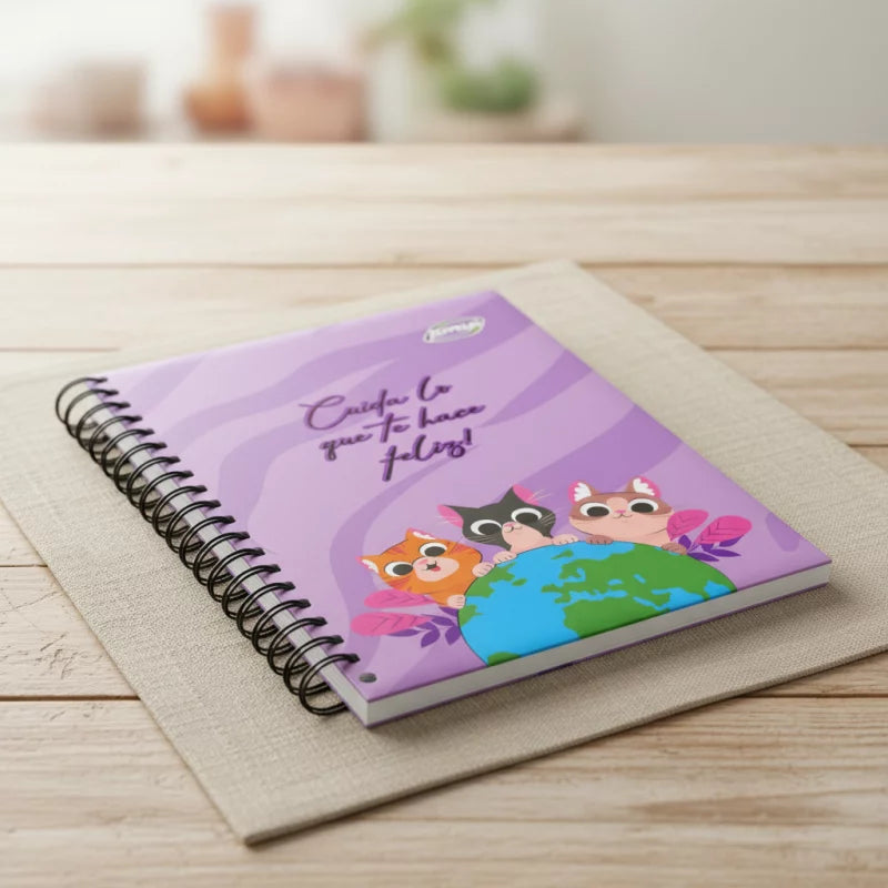 Agenda Argollada 7 Materias grande Importado 105 Zeppelin | CD 4466