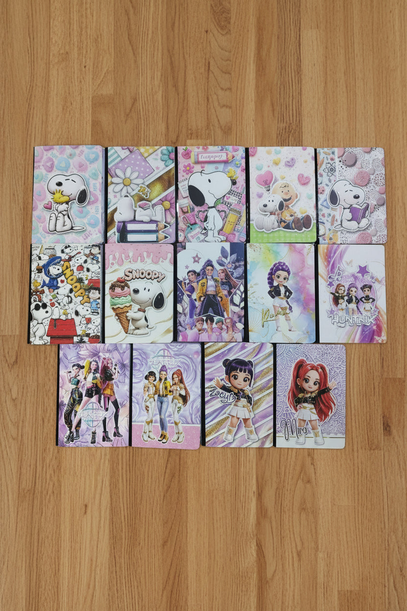 Cuaderno Cosido Zeppelin Pekitas K-Pop y Snoopy 100h | CD 010133