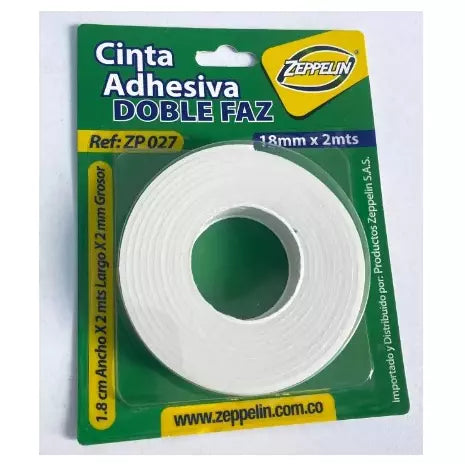 Cinta Doble Faz 18mmx2m Zeppelin ZP027 | CD 4283