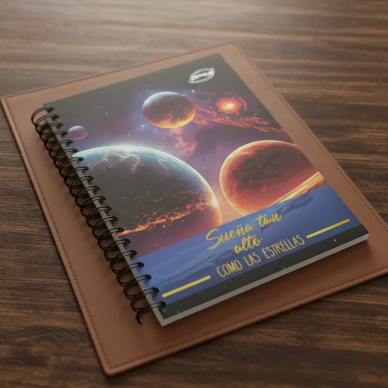 Agenda Argollada 7 Materias grande Importado 105 Zeppelin | CD 4466