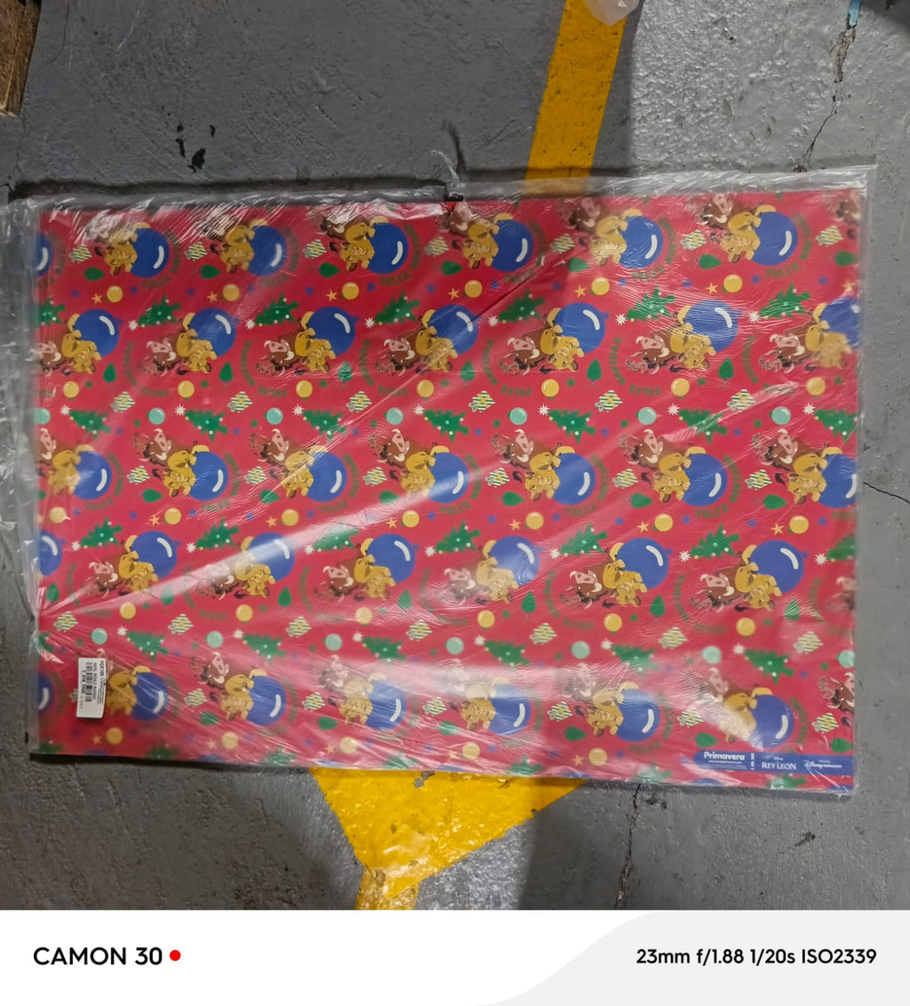 Papel Regalo 1/2 Pliego Navidad | CD 071373