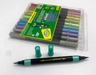 Marcador Metalizado Doble Punta Zeppelin | CD 4087