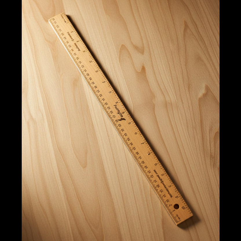 Regla madera 50cm | CD 040017