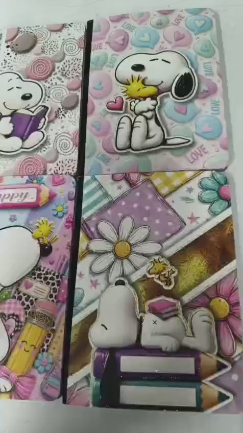 Cuaderno Cosido Zeppelin Pekitas K-Pop y Snoopy 100h | CD 010133