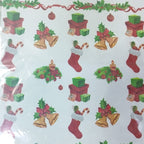 Papel Celofán Pliego Estampados Navidad x10 | CD 071298