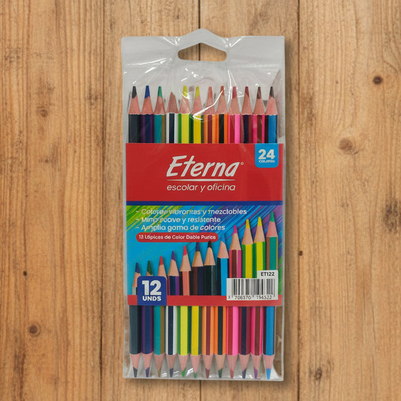 Colores Doble punta Eterna x12 | 020167