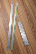 Regla metalica 50cm con medidas de conversion | CD 049811