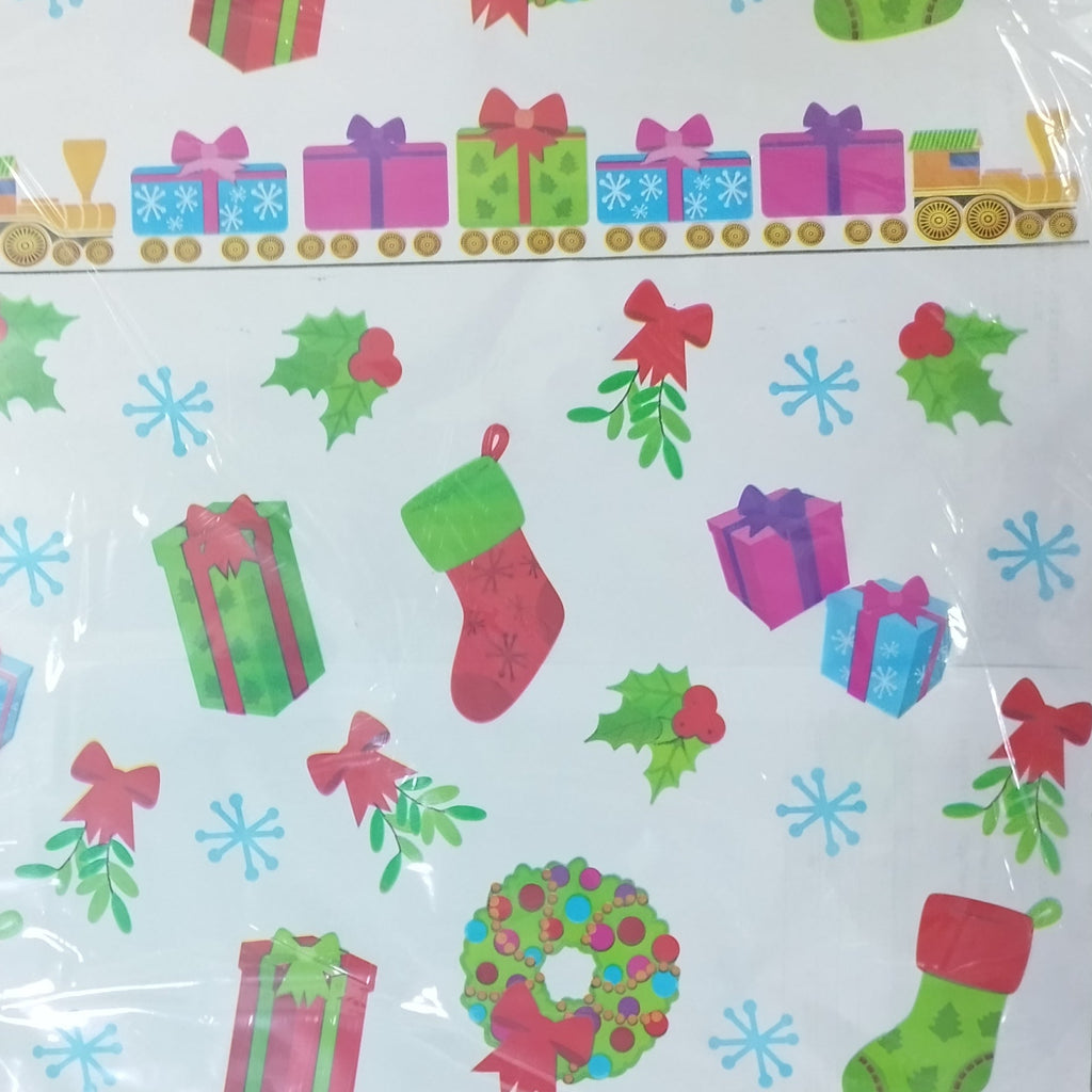 Papel Celofán Pliego Estampados Navidad x10 | CD 071298