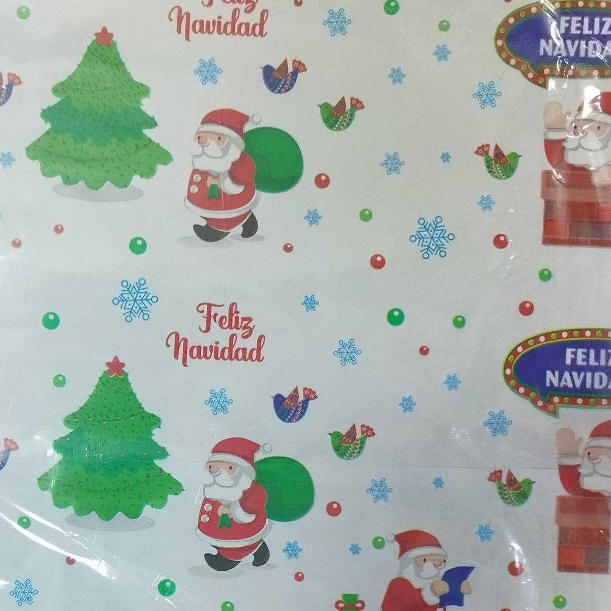 Papel Celofán Pliego Estampados Navidad x10 | CD 071298