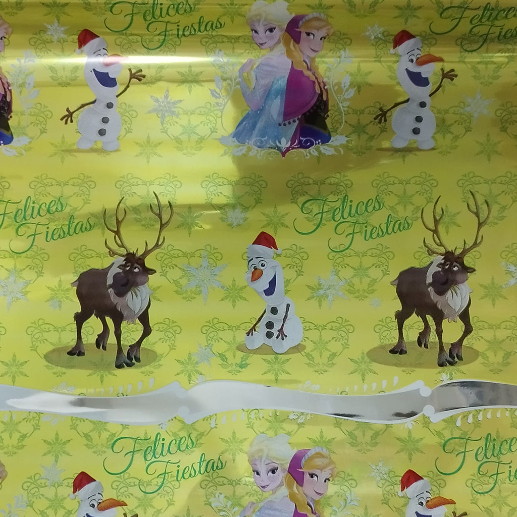 Papel Hojilla de Rollo x25m estampado navidad | CD 410291