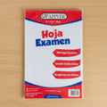 Hoja de Examen x100 Hojas Cuadros | CD 040629
