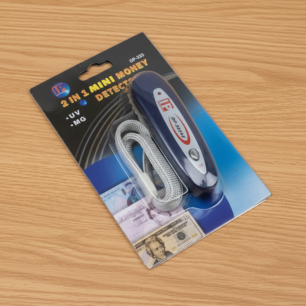 Probador de Billetes Electrico 2 en 1 UV-MG | CD 053088